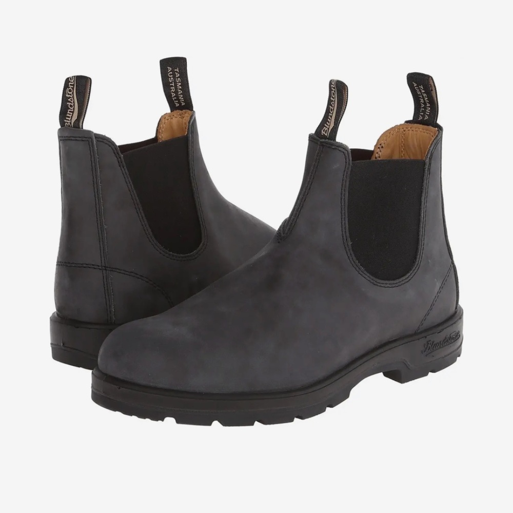 Blundstone BL587 Classic 550 Chelsea Boot (Rustic Black)